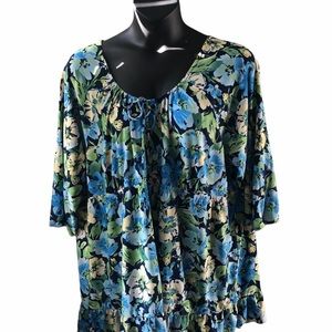 🌻2/$25 Avenue Floral Blouse 26/28
